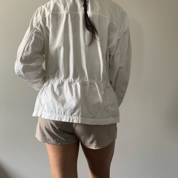 Eddie Bauer white short soft shell wind jacket womans size XXL 100% cotton - Picture 5 of 15